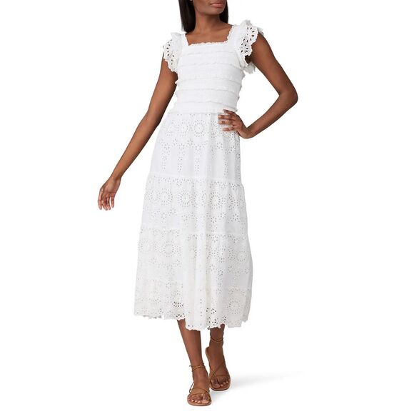 Sea New York Daisy Smocked Dress Size 6 - Picture 1 of 15